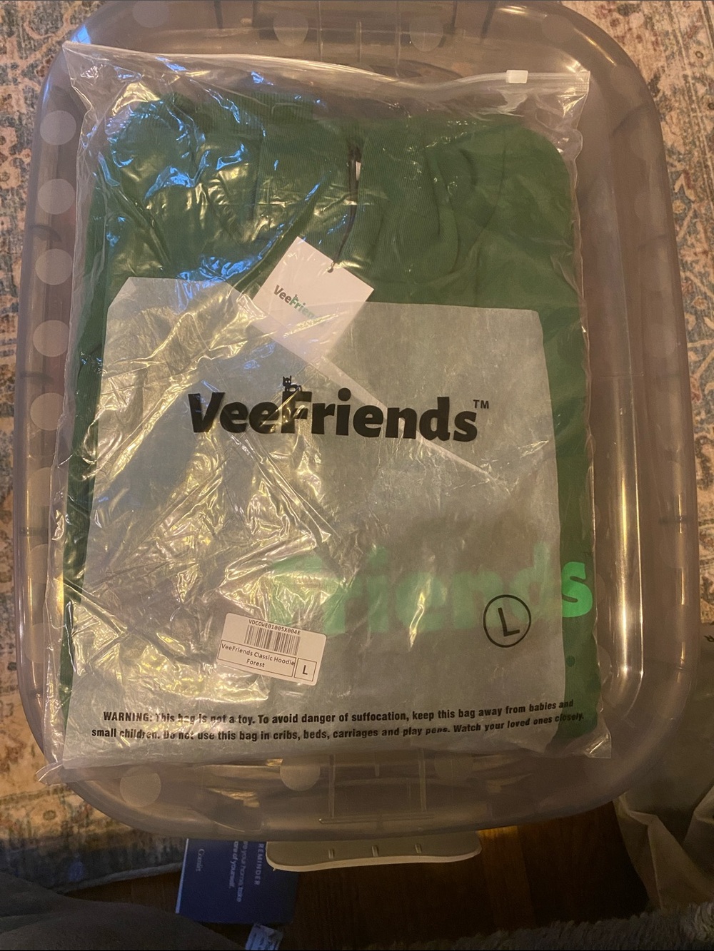 FRIENDS Green Pullover Hoodie by Veefriends
